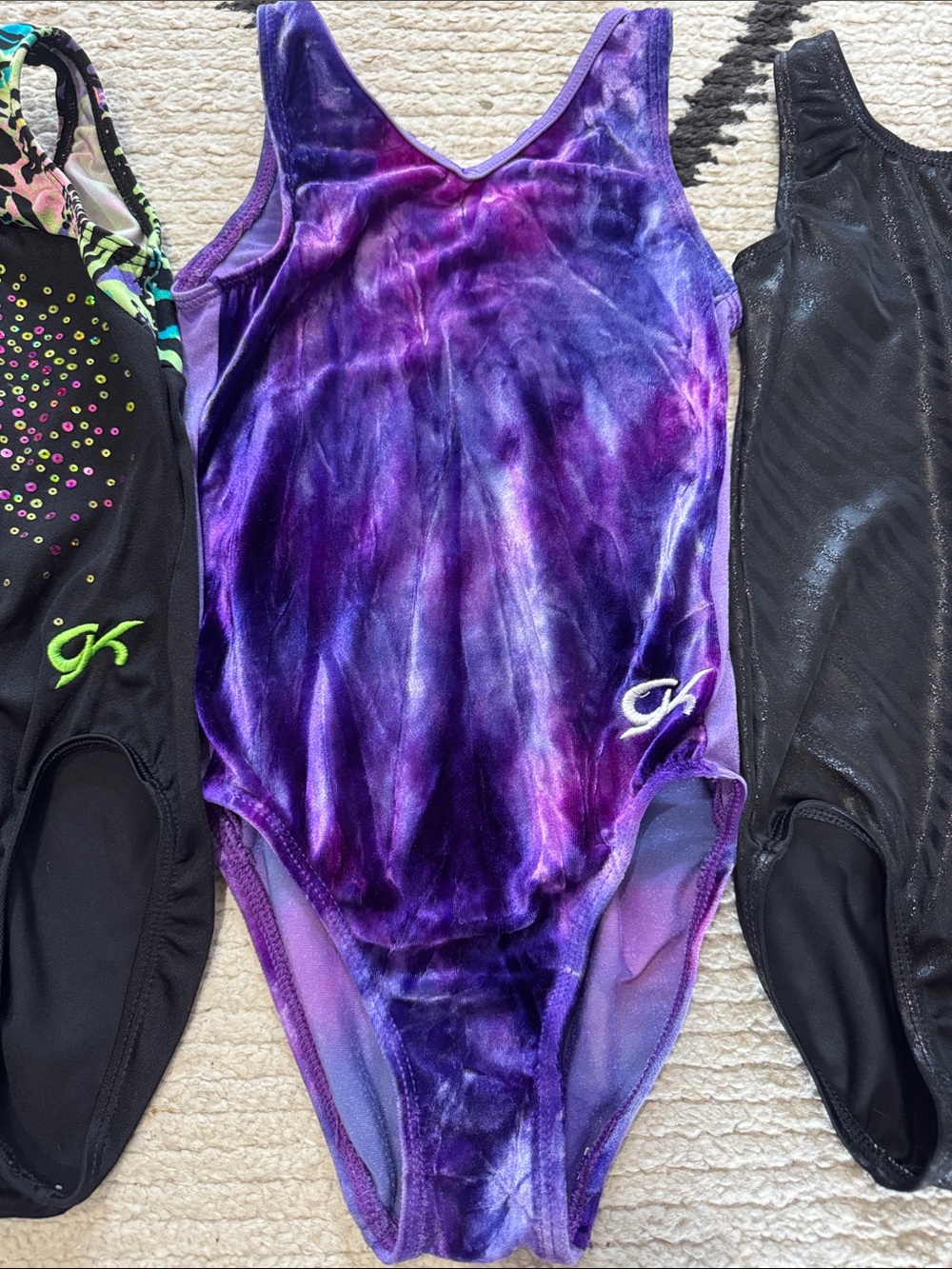 GK Girls' Gymnastics Leotards CM - Picture 3 of 12